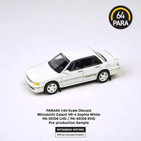 PA-55106 - PARA64 1:64 Mitsubishi Galant VR-4 -- Sophia White [ LHD ]