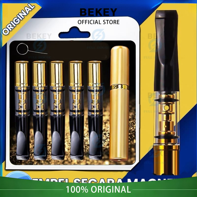 BEKEY 5 PCS Filter Pipa Rokok - Saringan Asap dan Racun Permanen Universal, Filter Asap Pipa Rokok C