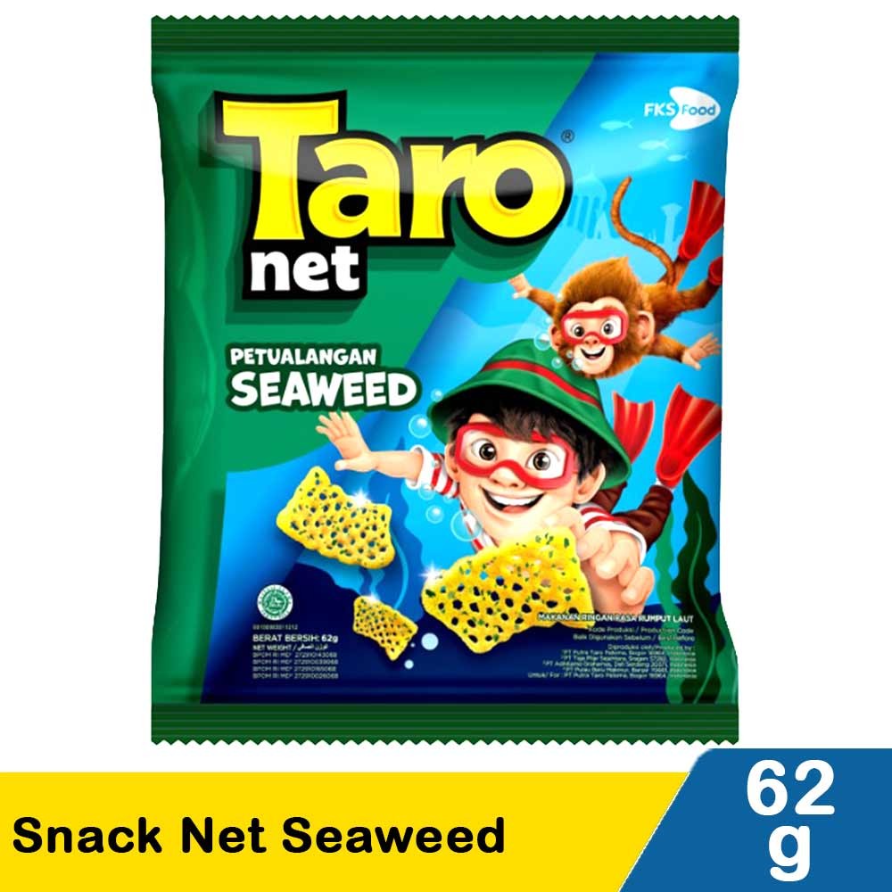 TARO SNACK NET SEAWEED 62g