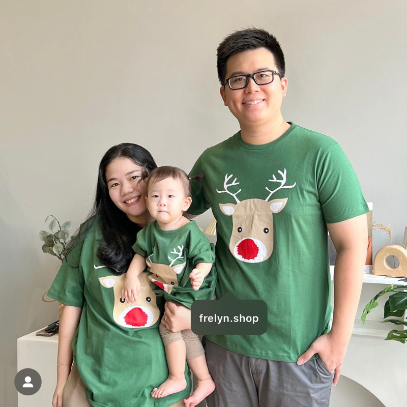 CHRISTMAS GREEN MAROON COLLECTION MERRY NATAL | BAJU KAOS TUMBLR TEE TSHIRT HIJAU BOTOL OVERSIZE KID