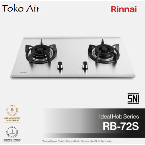 KitchenHaus KOMPOR TANAM RINNAI RB-72S / Kompor Tanam Rinnai RB 72 S