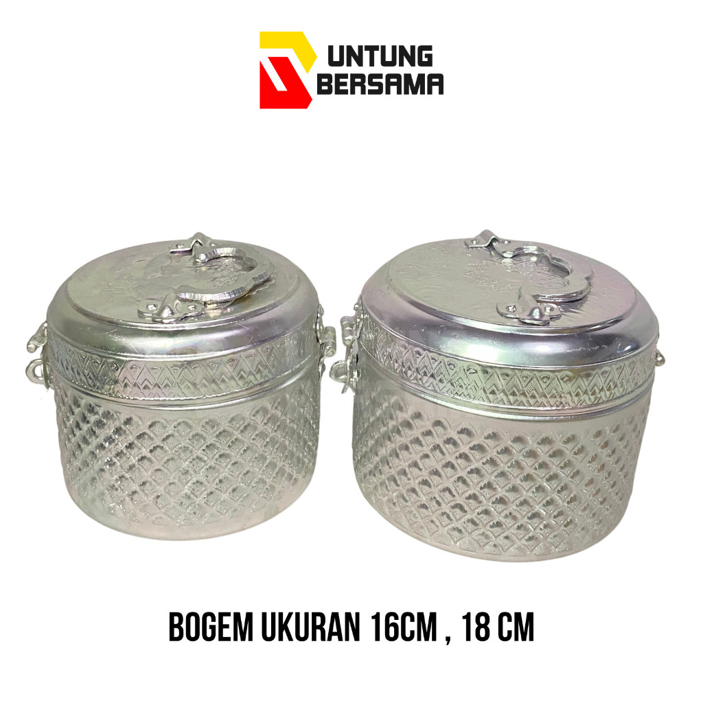RANTANG BOGEM ALUMINIUM / RANTANG TENONG BERAS UKIR / BOGEM BERAS KONDANGAN