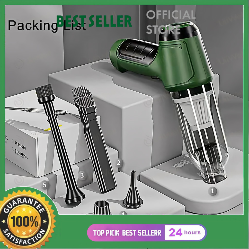 Pembersih Vakum Mini Portable Wireless Rechargeable Multifungsi Vacuum Cleaner Penyedot Debu Handhel