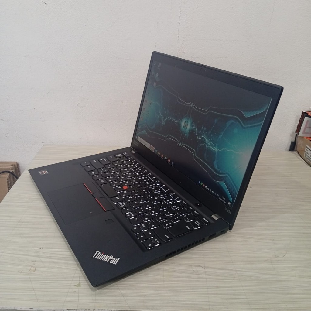 Laptop bekas Lenovo T495s ram 16GB ssd 512 CORE i5 gen16 ringan