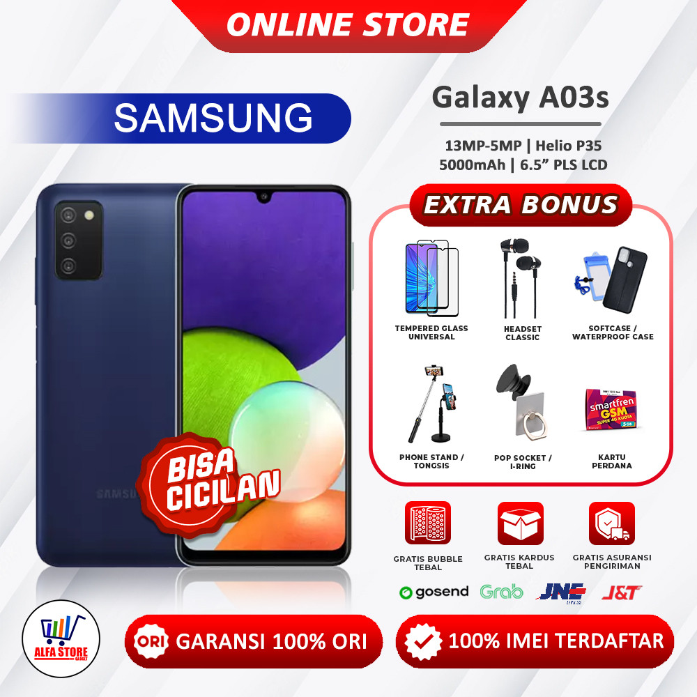 Samsung A03S Samsung galaxy A03S Ram 4/64Gb Ram 3/32Gb Garansi Resmi