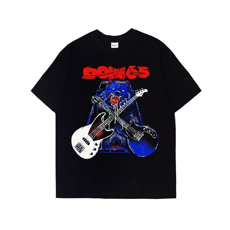 Dom 65 Punk Tshirt black new merch Kaos band Dom 65