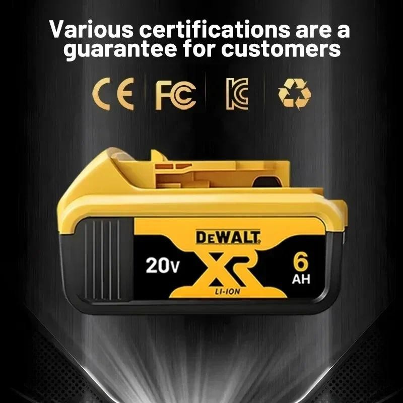 Dewalt original power tool battery, 9000mAh, 20V, DCB206, DCB206, DCB206, DCB205, DCB204, DCB200 DCB