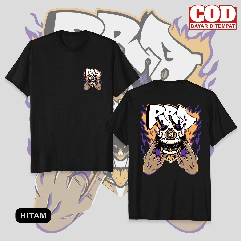 FanStore kaos distro motif RRQ V2 kaos gaming kaos esport RRQ kaos kece pria wanita kekinian