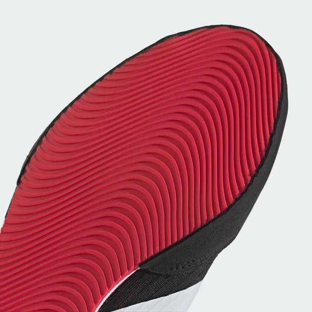 Promo ADIDAS COMBAT BOX HOG 4 BOXING SHOES BLACK RED WHITE - SEPATU TINJU GULAT MUAY THAI KICK BOXIN