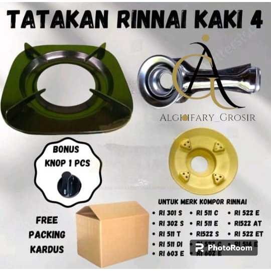 PAKET HEMAT DAN LENGKAP Tatakan Kompor Gas Rinnai Tungku Kompor Gas Rinnai Burner Kompor Gas Rinnai 