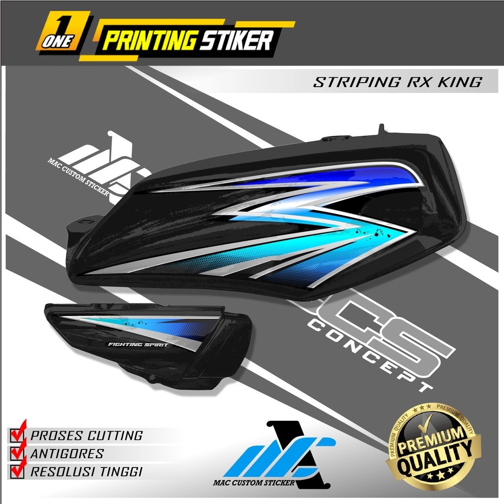 STRIPING STIKER RX KING 2003 - STRIPING VARIASI YAMAHA RX KING