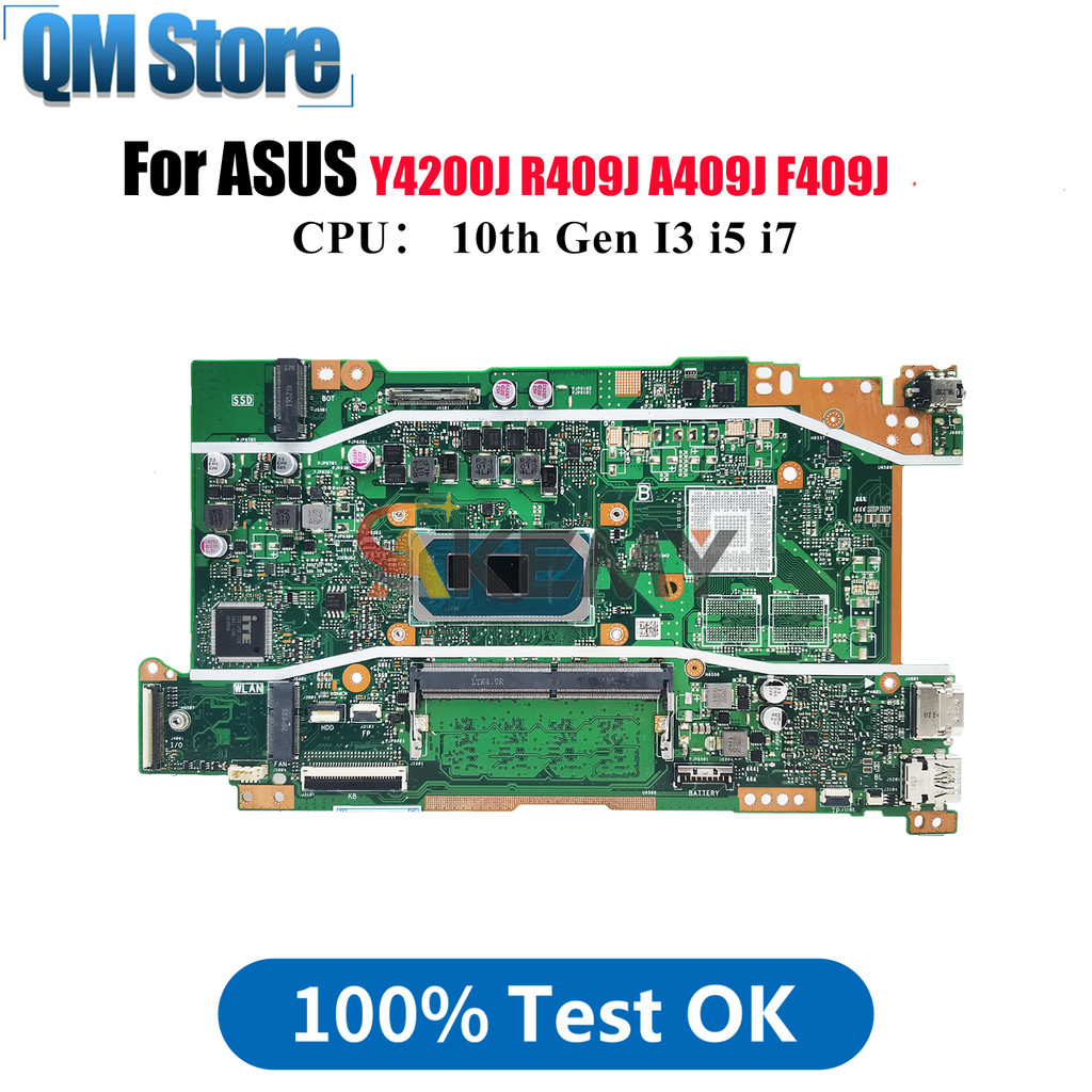 X409JA Laptop Motherboard For ASUS X409JP A409J F409J R409J X409JB Y4200J X409J Mainboard 10th Gen I