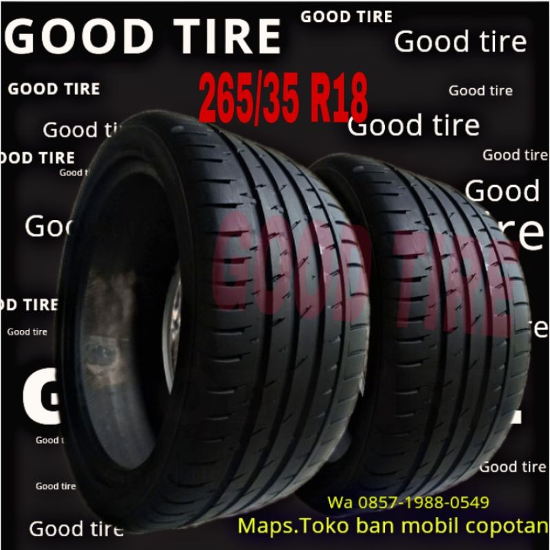 BAN MOBIL 265/35 R18 RING 18 CONTINENTAL COPOTAN SEKEN SECOND BEKAS BMW MERCY MERCEDES BENZ WIDIA12M