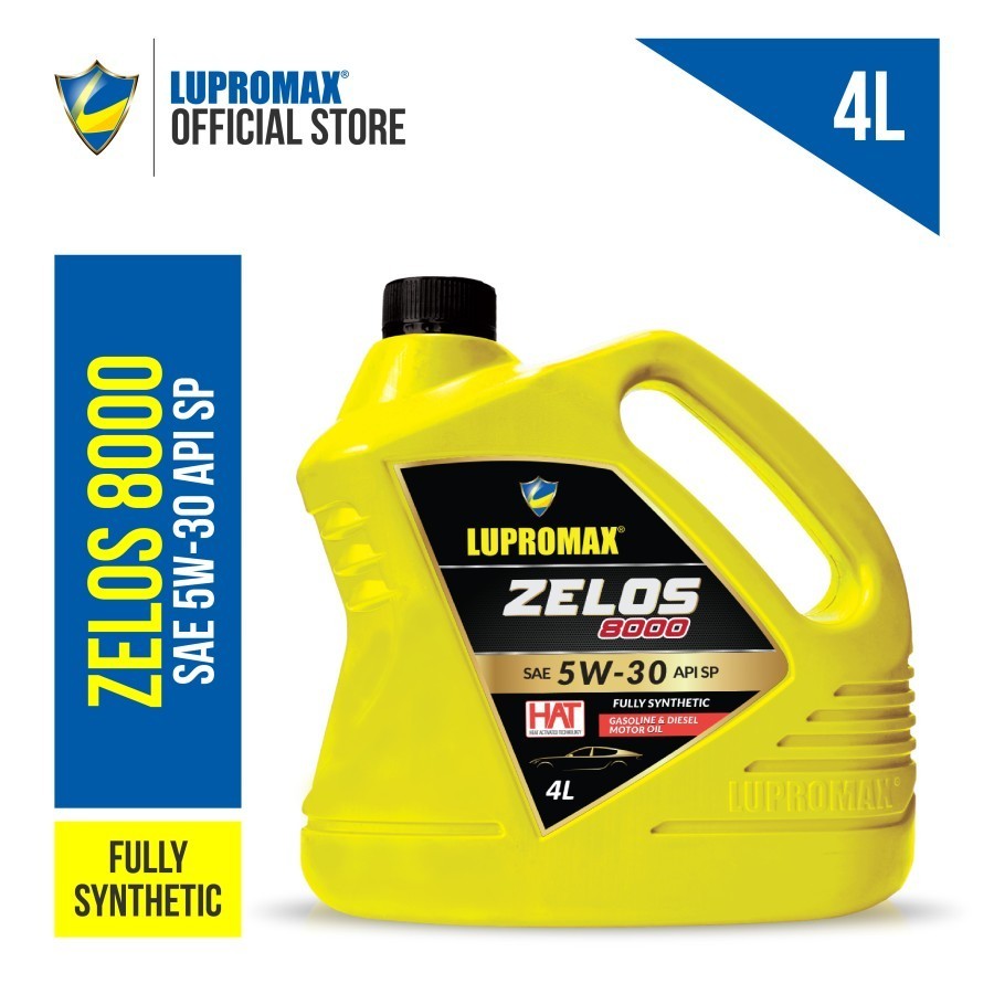 Lupromax Zelos 8000 5W-30 Oli Mobil Fully Sintetik New - 4 Liter