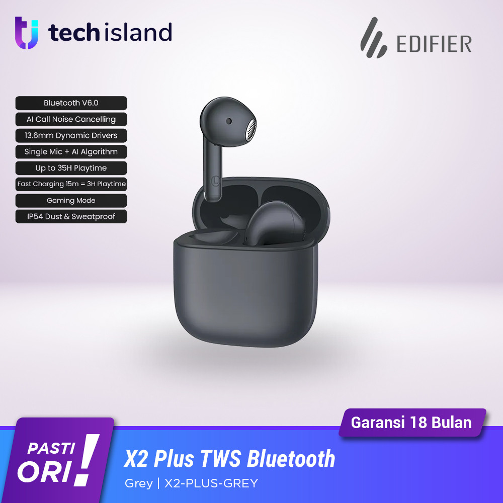 Edifier X2 Plus TWS Bluetooth 6.0 True Wireless Earbuds Low Latency IP54
