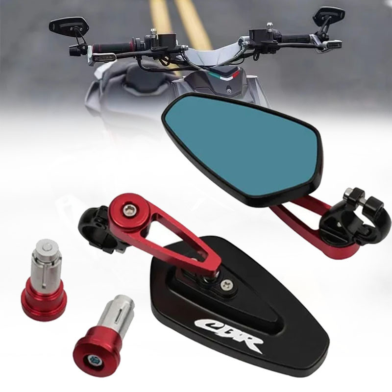 Motorcycle CNC Handlebar End Rearview Side Mirrors For CBR600RR CBR1000RR CBR650R CBR500R CBR 600RR 