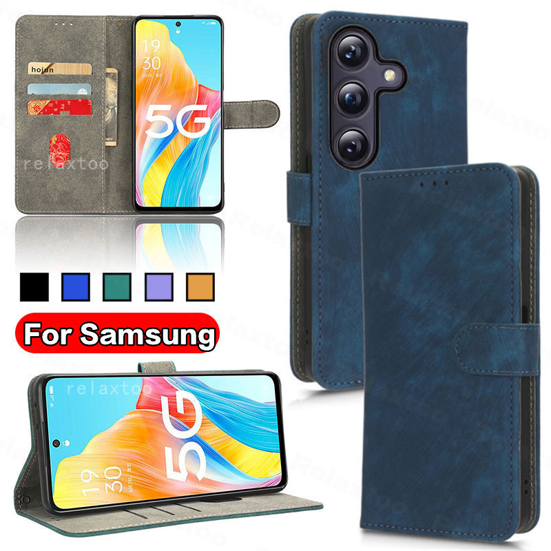 Flip Kulit Casing Untuk Samsung Galaxy A17 A07 A27 A37 A57 A 57 A 17 SamsungA57 SamsungA17 LTE 5G 4G