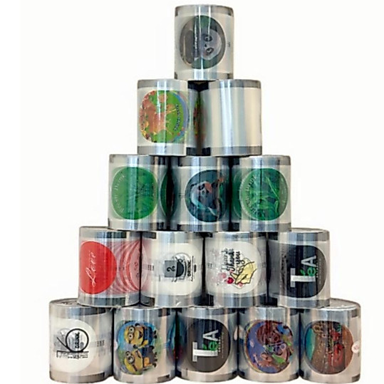 Swaylineshop Tutup Segel Plastik/Cup Sealer Lid/Penutup Gelas Kopi Teh/Premium/Roll/Isi
