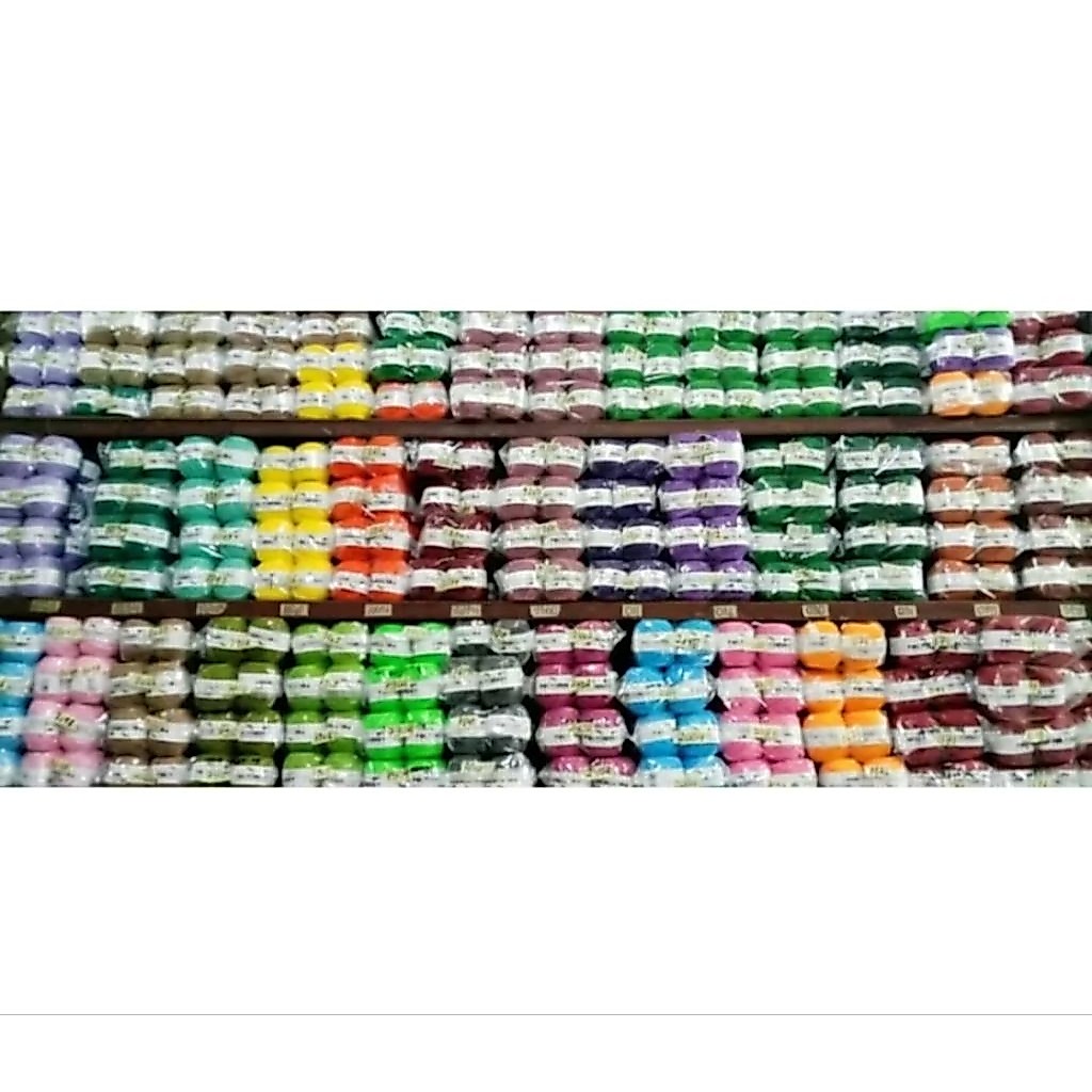 GROSIR Benang rajut polycherry per 1pack 1 warna isi 10bj
