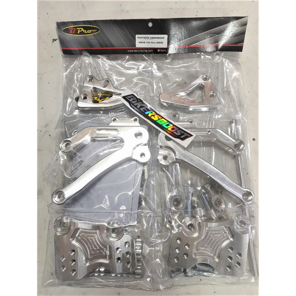 Footstep Underbone Step UB Ninja 150 R RR SS plus adaptor BPRO B PRO RACING CNC