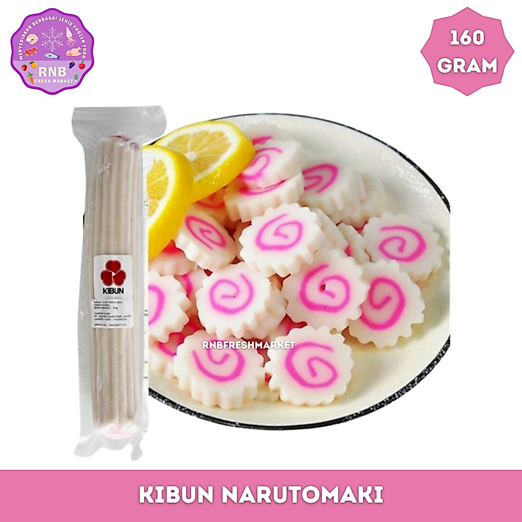 Kibun Narutomaki Fish Cake Netto 160 Gram