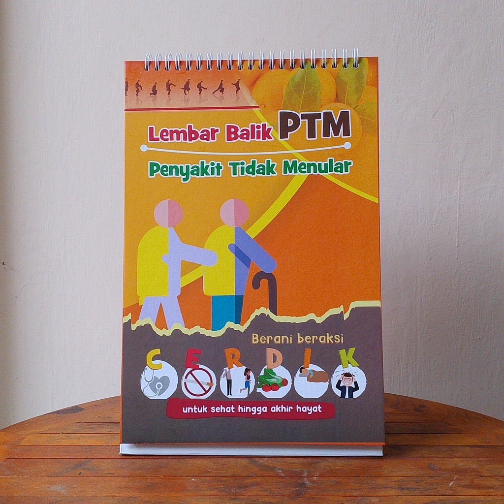 Lembar Balik Penyakit Tidak Menular - Lembar Balik PTM - Lansia PTM - CERDIK Cegah PTM