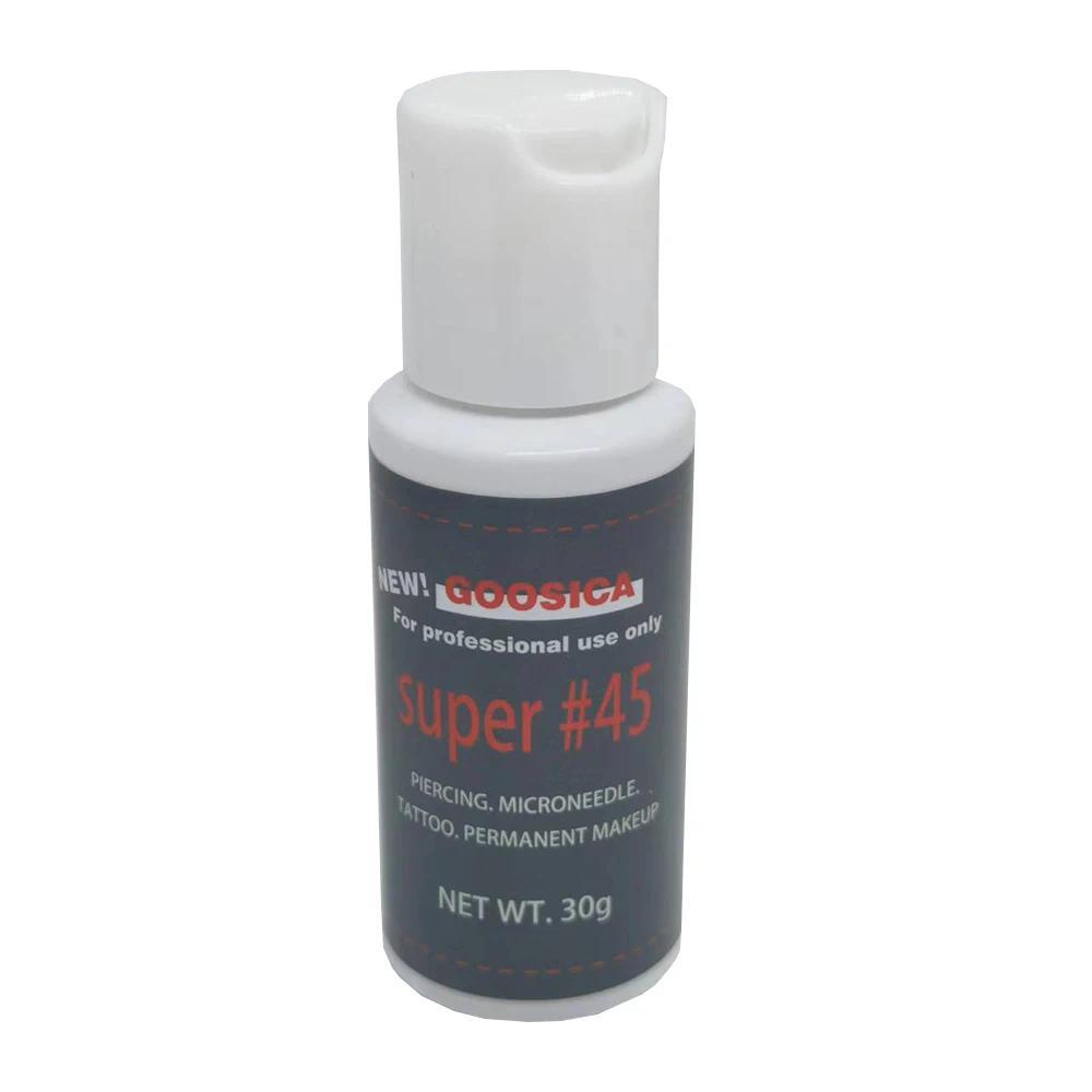 Gel Tato Super 45 Baru untuk Riasan Permanen, Microblading, Tindik, Penghapusan Tato Alis dan Bibir 