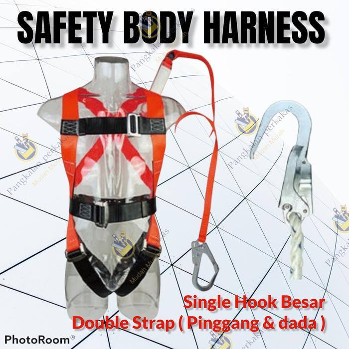 BODY HARNESS TALI DADA SINGLE HOOK / SAFETY HARNESS