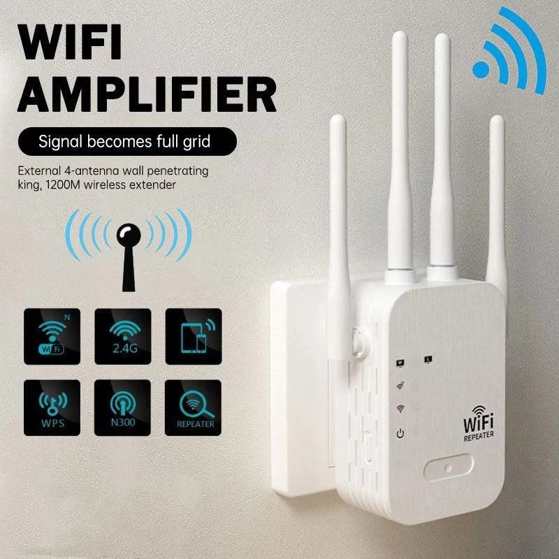 (DFlash Laptop) WIFI Expander Repeater Nirkabel Rumah Repeater wifi yang nyaman Penguat Sinyal