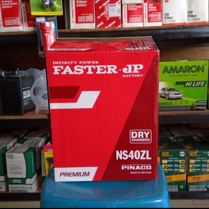AKI BATERAI FASTER PINACO NS40ZL MOBIL XPANDER MOBILIO BRV MD VIETNAM