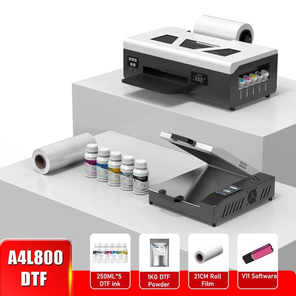 A4 DTF Printer L805 a4 dtf transfer printer for Epson l805 dtf printer bundle A4 t shirt printing ma