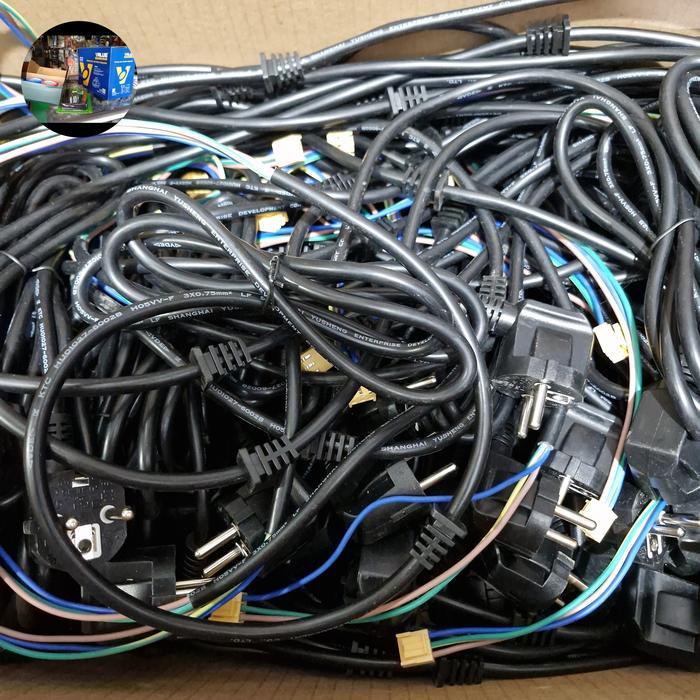 Kabel power kulkas AC mesin cuci panjang 1.8meter