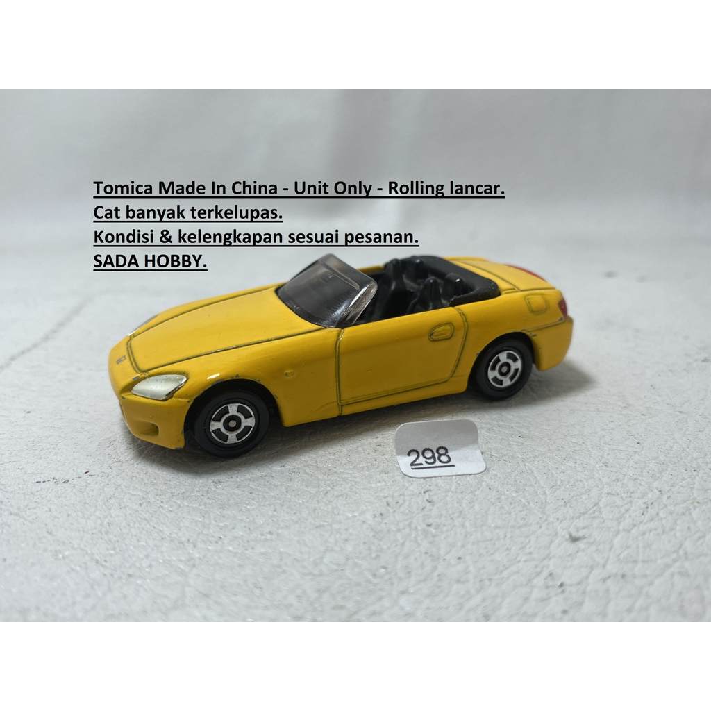 Tomica No 64 Honda S2000 Kuning Unit Only