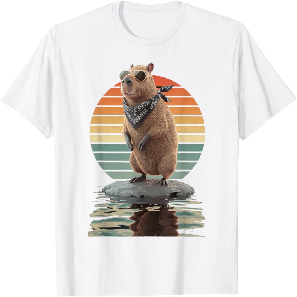 Capybara Graphic Wo Cute Capybara T-Shirt