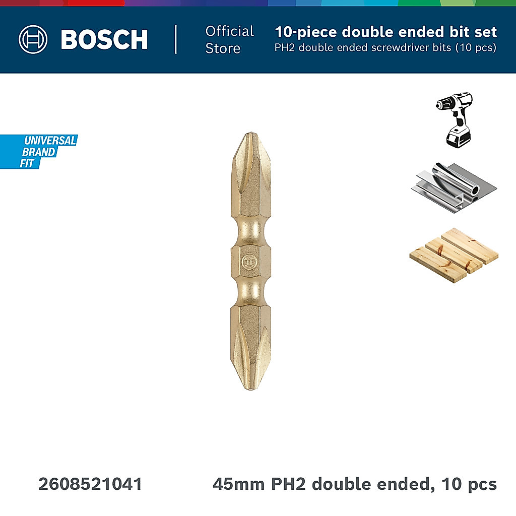 Bosch Driver Mata Bor Obeng 65mm Magnet (Ph2)