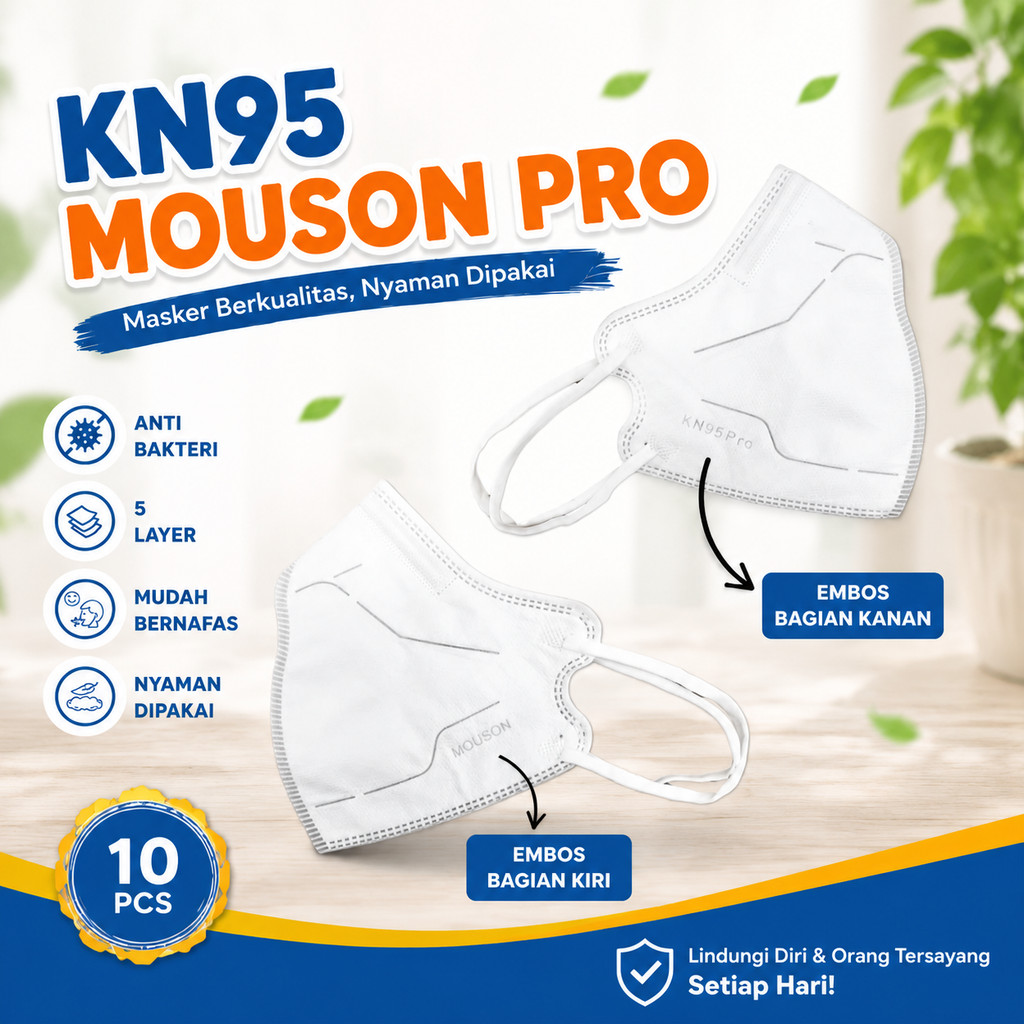 Masker Kn95 Pro - Mouson | Masker Kn95 | Masker Kn95 Mouson | Masker Mouson Pro | Masker Mouson