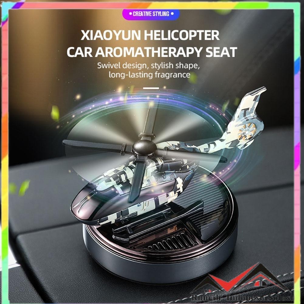 

- BUSHINECO Parfum Mobil Helikopter Tenaga Surya Gardenia Car Freshener - ZS-8 -