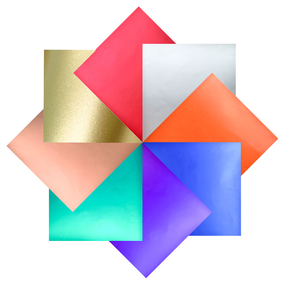 

8 Sheet 12"x10" Bundle Satin Metallic Adhesive Vinyl Use for Cut Silhouette Cameo Sign Scrapbooking Cup Craft Decoration DIY