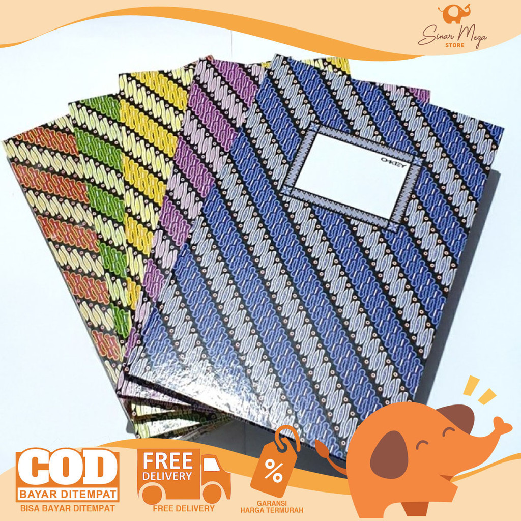 

Okey Folio 100 Lembar Hard Cover Buku Catatan Akuntansi Ukuran Folio F4 Murah