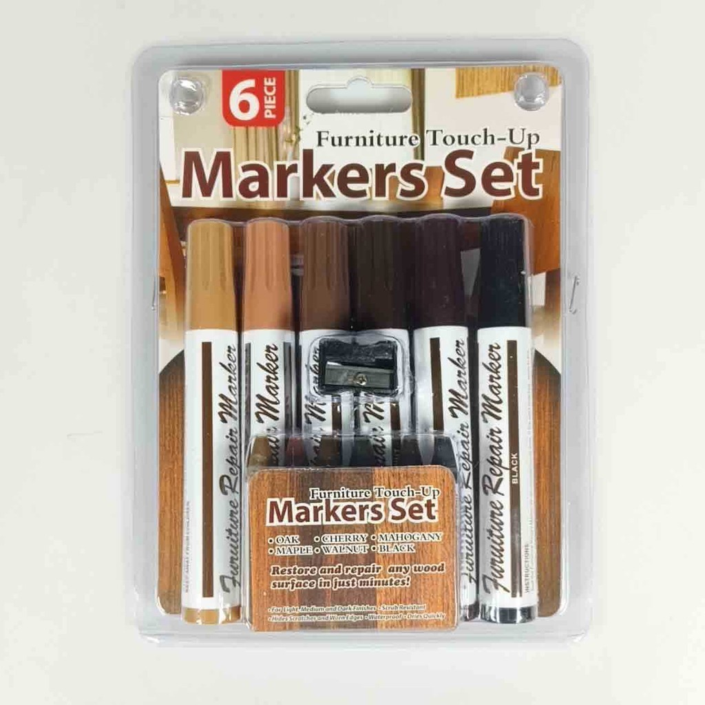 

LUNASTR Yongli Set Spidol Pewarna Kayu Wood Repair Sticks Marker 12 PCS - YL228