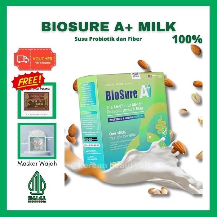 

PROMO SUSU PROBIOTIK BIOSURE A+ MILK / SUSU BIOSURE A+ / SUSU MELANCARKAN PENCERNAAN DAN MENJAGA KESEHATAN USUS - 1 Box