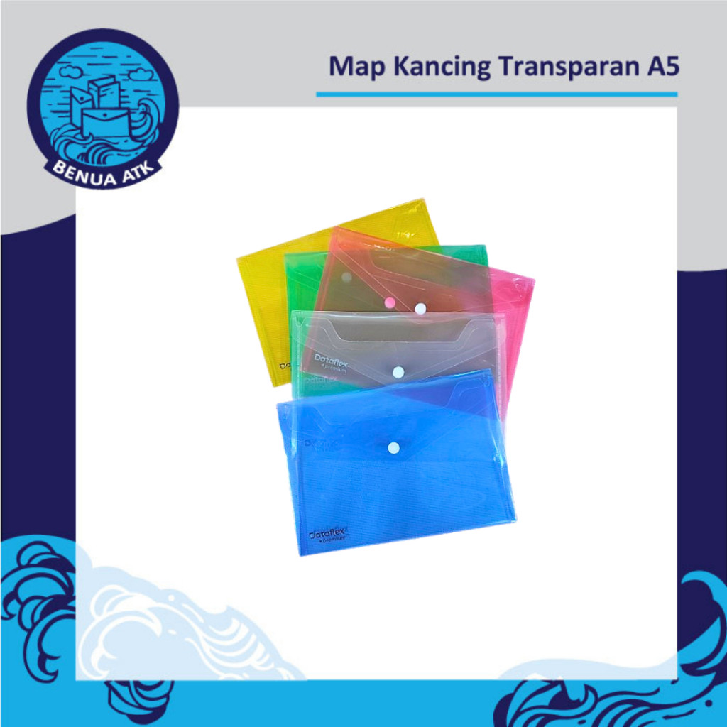 

Map Plastik Kancing A5 / Document Bag Dataflex