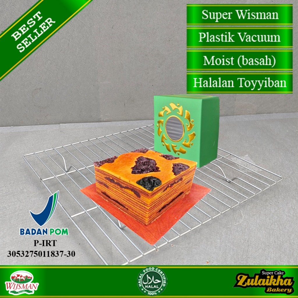 

Lapis Legit Super Wisman 10x10 Cm Halalan Tofyyin