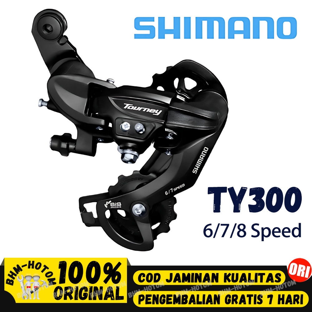 TY300 RD Shiman Tourney 6/7/8 Speed Rear Derailleur Sepeda Lipat MTB Roadbike DLL RD Shiman Altus Sp