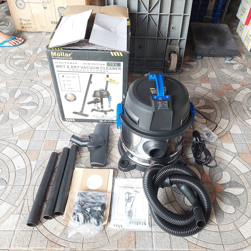RYU RVC15 liter Vacuum Vaccum Cleaner Mesin sedot debu / MOLAR MLR-VC1508 basah kering wet and dry