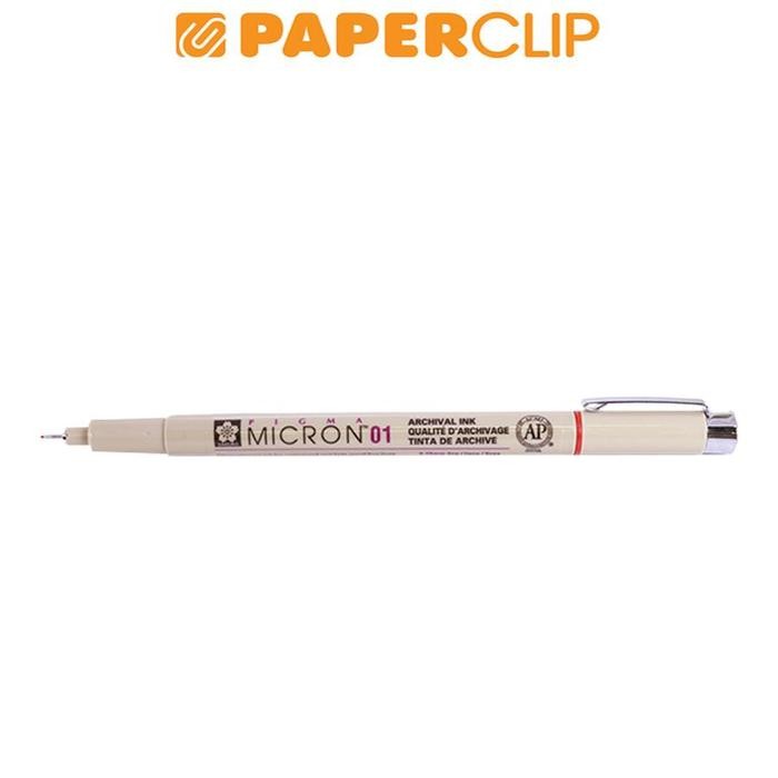 

BALLPOINT SAKURA PIGMA MICRON 01 RED