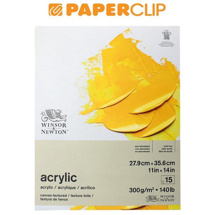 

ACRYLIC PAPER PAD WINSOR & NEWTON 300G 6534002 15S