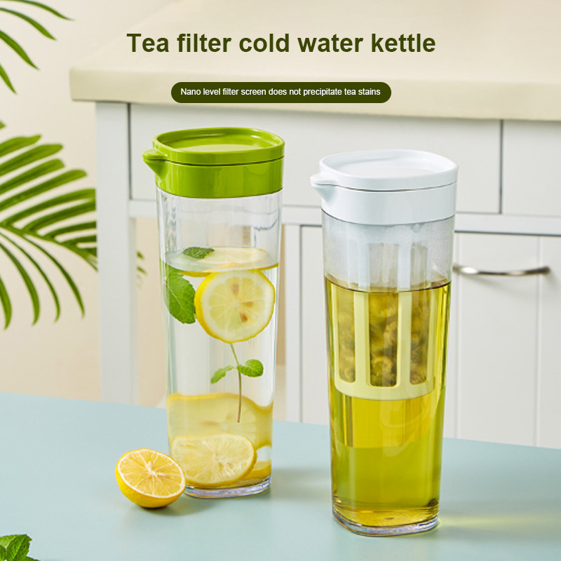 Teko Air Dingin Kapasitas Besar Teko Pembuat Teh Filter Rumah Tangga Ketel Kulkas