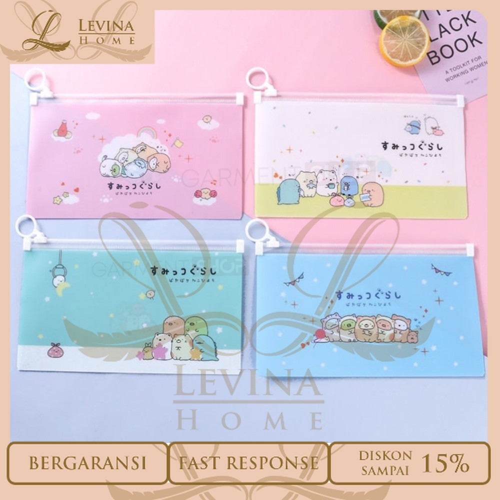 

Tempat Penyimpanan Pensil Zipper Pouch Alat Tulis Kosmetik Motif Karakter Multifungsi – Levina Home