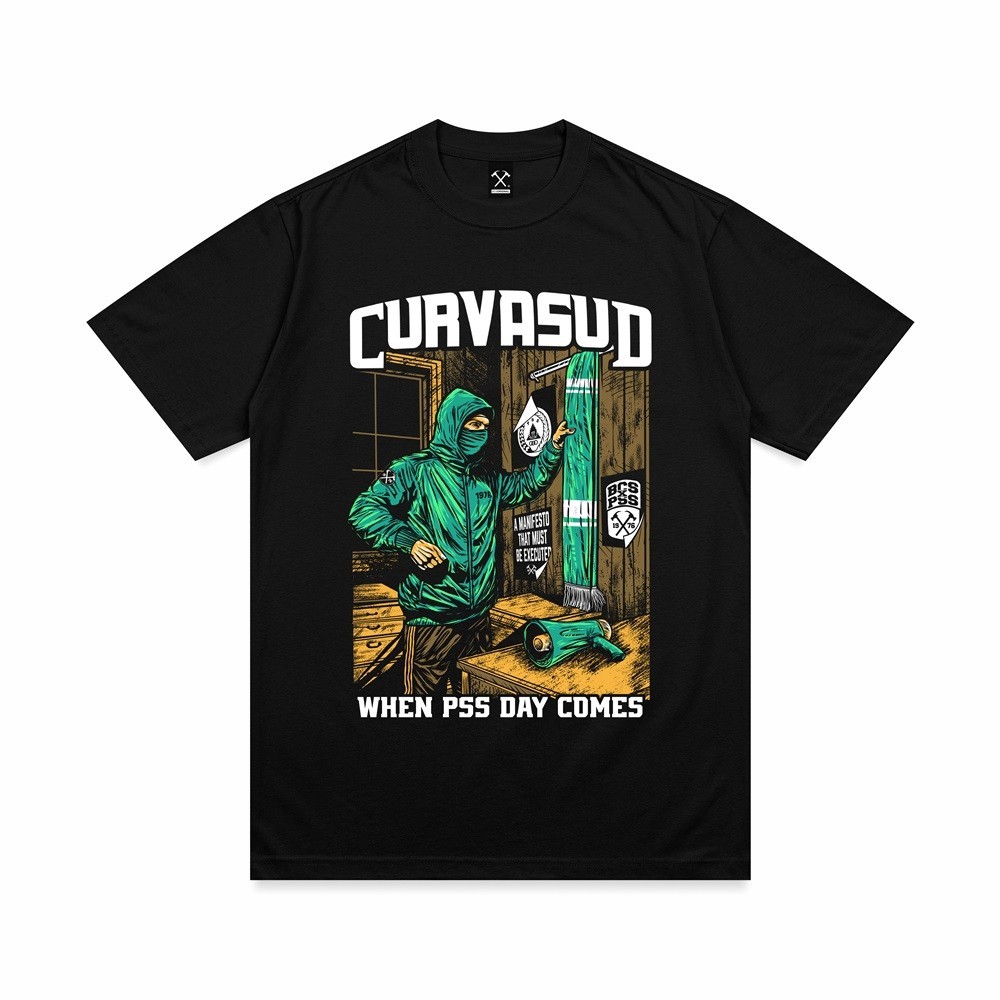 Tshirt PSS Day Comes kaos pria wanita atasan Lengan Pendek T-shirt original 100%